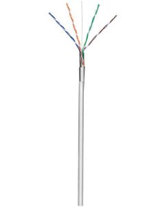 CAT 5e Verkkokaapeli, F/UTP, harmaa, 100m kaapelirulla