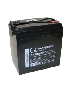 Q-Batteries 6AGM-240 Traktio 6V 268Ah AGM-akku