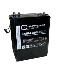 Q-Batteries 6AGM-305 Traktio 6V 340Ah AGM-akku