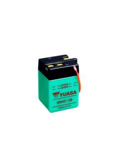 Yuasa 6N4C-1B (DC) 6V Batteri til Motorcykel