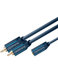 Clicktronic Casual MP3 Y-kaapeli 0,1m