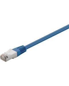 CAT 5e Verkkokaapeli, F/UTP, sininen, 0,5m