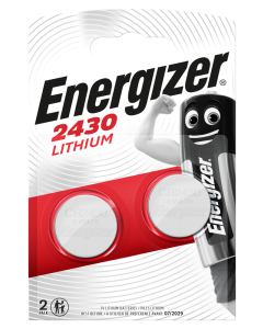 Energizer Litium CR2430 paristot (2kpl. Pakkaus)