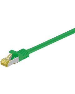 RJ45 Patch-kaapeli S/FTP (PiMF), sis. CAT 7 -kaapeli, vihreä, 2m