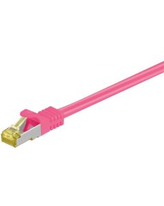 RJ45 Patch-kaapeli S/FTP (PiMF), sis. CAT 7 -kaapeli, purppura, 20m