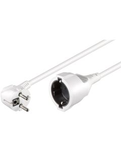 Jatkojohto, 5 m, valkoinen