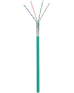 CAT 5e Verkkokaapeli, F/UTP, vihreä, 100m kaapelirulla