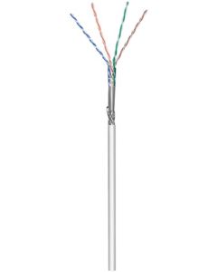 CAT 5e Verkkokaapeli, SF/UTP, harmaa, 100m kaapelirulla
