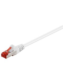 CAT 6 Verkkokaapeli S/FTP (PiMF), valkoinen, 10m