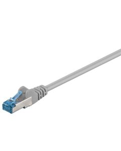 CAT 6a Patch-kaapeli S/FTP (PiMF), harmaa, 10m