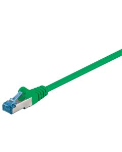 CAT 6a Patch-kaapeli S/FTP (PiMF), vihreä, 10m