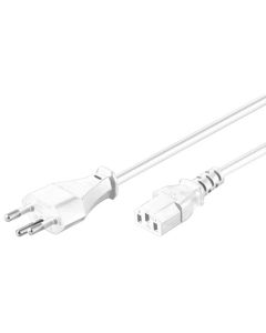 Virtajohto, Sveitsi, 2 m, valkoinen