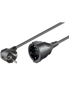 Jatkojohto, 2 m, musta