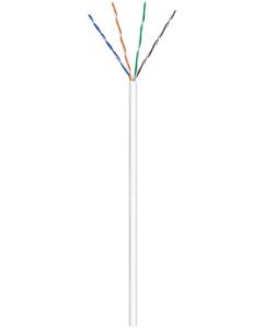 CAT 6 Verkkokaapeli, U/UTP, valkoinen, 100m kaapelirulla