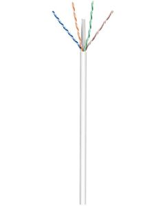 CAT 6 Verkkokaapeli, U/UTP, valkoinen, 100m kaapelirulla