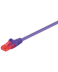CAT 6 Verkkokaapeli, U/UTP, liila, 5m