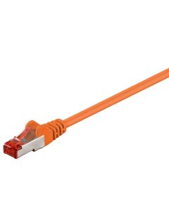 CAT 6 Verkkokaapeli S/FTP (PiMF), oranssi, 7,5m