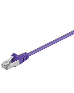 CAT 5e Verkkokaapeli, SF/UTP, liila, 1,5m