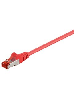 CAT 6 Verkkokaapeli S/FTP (PiMF), punainen, 1,5m
