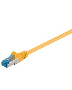 CAT 6a Patch-kaapeli S/FTP (PiMF), keltainen, 1,5m