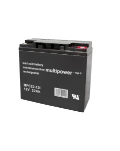 Multipower MP22-12I 12V 22Ah kulutusakku golfkärryihin