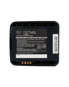 Akku mm. laitteelle INTERMEC CN50 viivakoodinlukija (Yhteensopiva) 1950mAh
