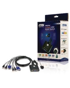 NEDIS, 2-Väylä KVM Switch Musta