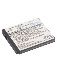 Battery for Panasonic camera Lumix DMC-F5 - 600mAh