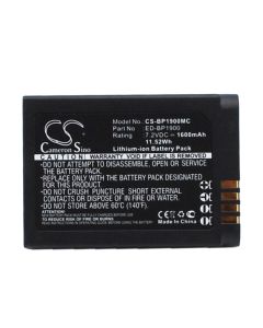 Battery for Samsung camera EV-NX1ZZZBMBUS - 1600mAh