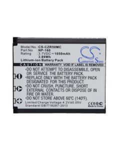 Battery for Casio camera Exilim EX-FC500 - 1050mAh