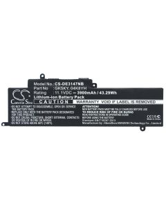 Battery for DELL Inspiron 11 3147 Laptop - 11,1V (Compatible)