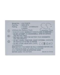 Battery for Toshiba camera Gigashot GSC-R30 - 1200mAh