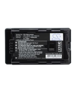 Battery for Panasonic camera AG-AC130 - 7800mAh
