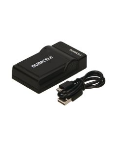 Duracell DRP5953 paristolaturi laitteelle Panasonic DMW-BCF10E, DMW-BCG10, DMW-BCJ13E
