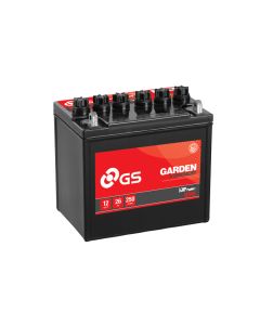 GS YUASA GS-896 12V 26Ah 200A Akku mm. Puutarhatraktorille +vasen napa