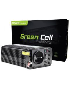 Green Cell Invertteri autoon 24V – 230V, 300W/600W muokattu siniaalto