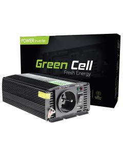  Green Cell Invertteri autoon 12V – 230V, 300W/600W puhdas siniaalto