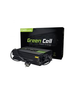Green Cell Invertteri autoon 12V UPS:lla 300W / 600W Puhdas siniaalto