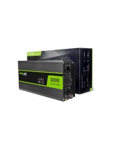 Green Cell Invertteri autoon 12V–220V, 3000W/6000W Muokattu siniaalto