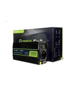 Green Cell Invertteri autoon 24V – 230V, 300W/600W Puhdas siniaalto