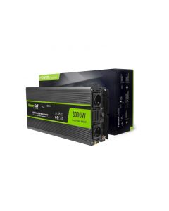 Green Cell Invertteri autoon 12V – 230V, 3000W/6000W Puhdas siniaalto
