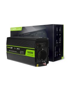 Green Cell Invertteri autoon 12V – 230V, 500W/1000W puhdas siniaalto