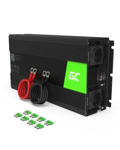 Green Cell Invertteri autoon 12V – 230V 1500W/3000W Puhdas siniaalto: