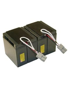 Erstatningsbatteri svarende til APC RBC55 inkl. Stik