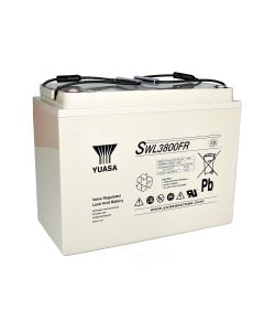 SWL3800FR Yuasa lyijyakku (High-Drain erityisesti UPS-järjestelmille) (Tulta hylkivä laatikko)