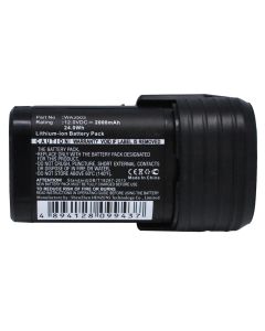Akku mm. laitteelle WU288, 2000mAh (Yhteensopiva)