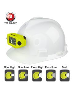 Nightstick XPP-5460GCX ATEX-kypärälamppu Dual-Light (200 lumenia) LED