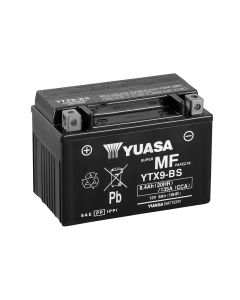Yuasa YTX9-BS 12V AGM Batteri til Motorcykel