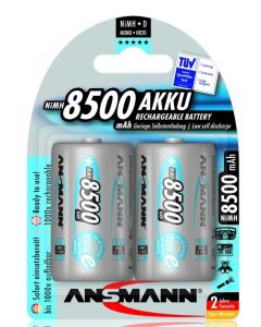 Ansmann maxE D / Mono / R20 8500 mAh (2 kpl) Ladattava paristo