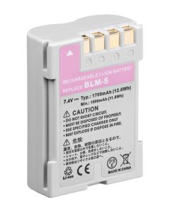 BLM-5 Akku laitteelle Olympus digikamera (Yhteensopiva)